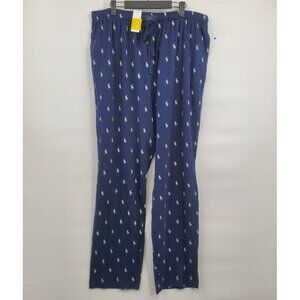 Polo by Ralph Lauren Navy Joggers with White Logo